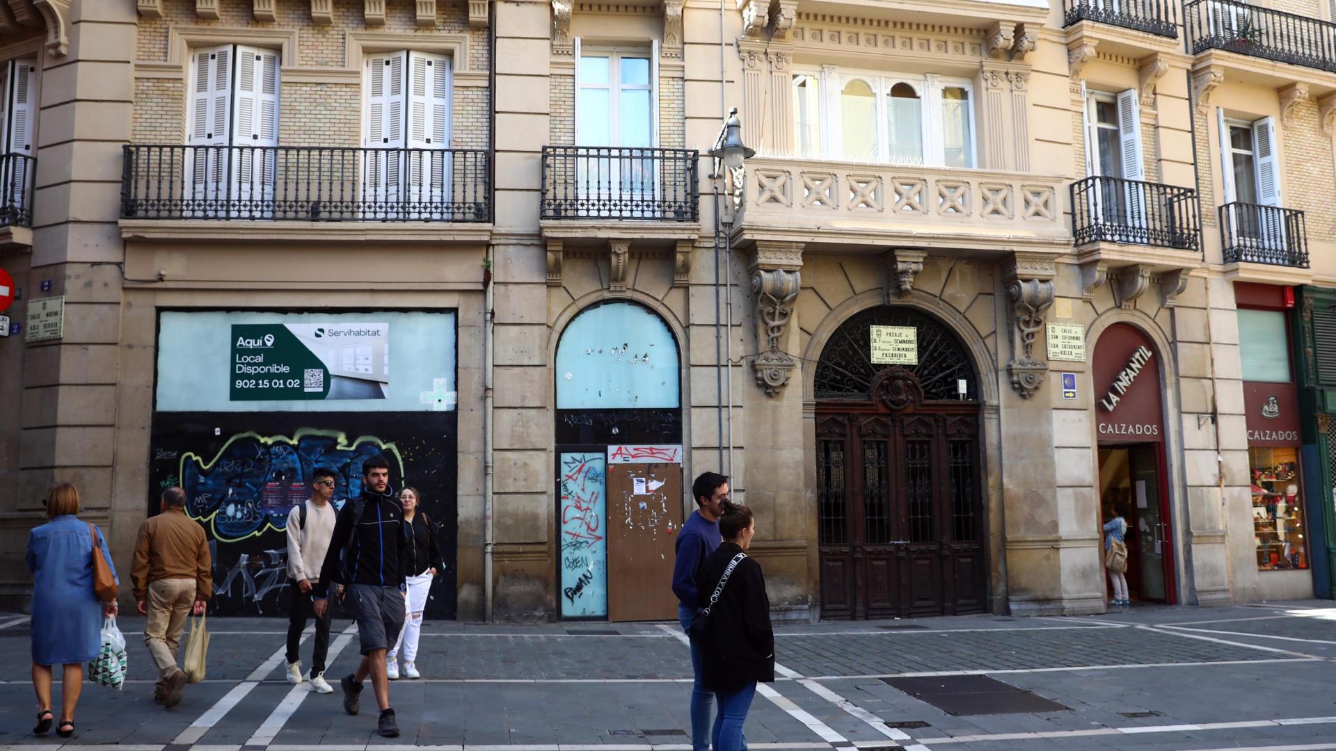 Antigua oficina de la CAN en la calle Nueva