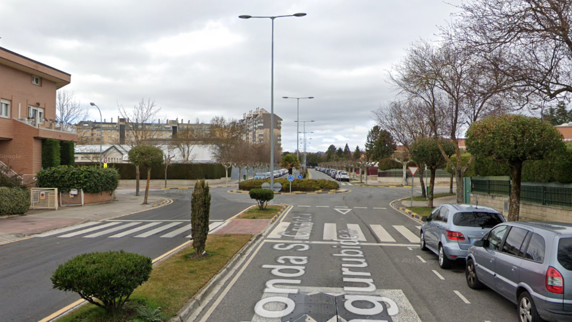 El accidente ha tenido lugar en la ronda de San Cristóbal, 96