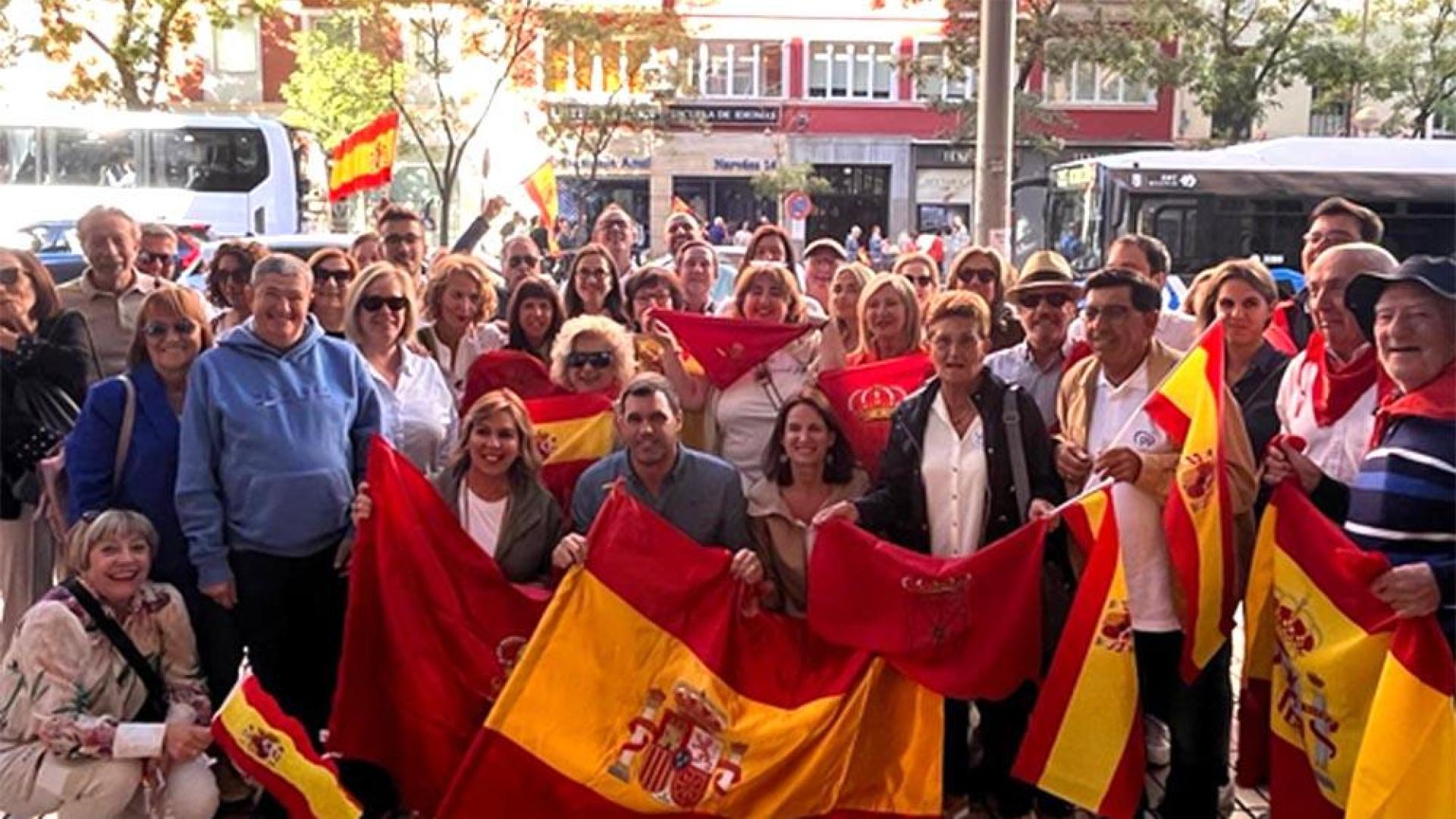Delegación del PP Navarra en la manifestación de Madrid