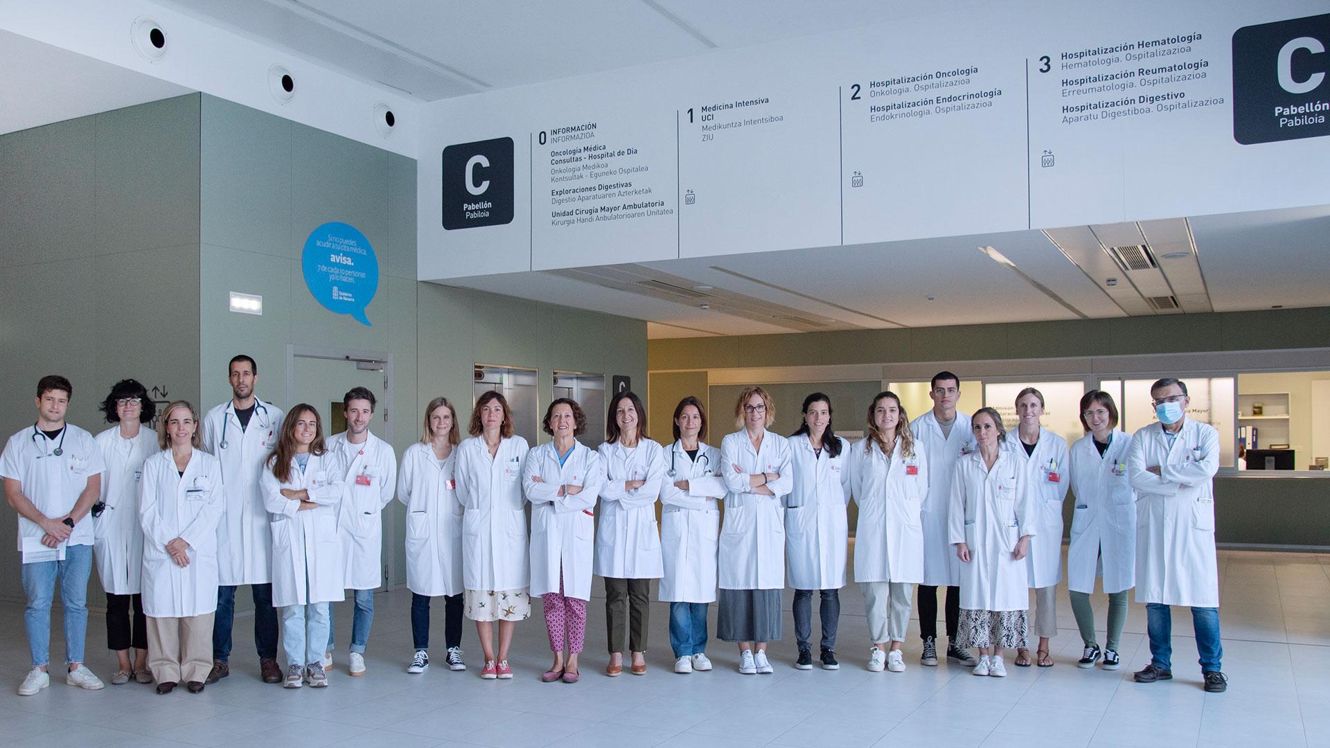 Equipo de Oncología Médica del Hospital Universitario de Navarra