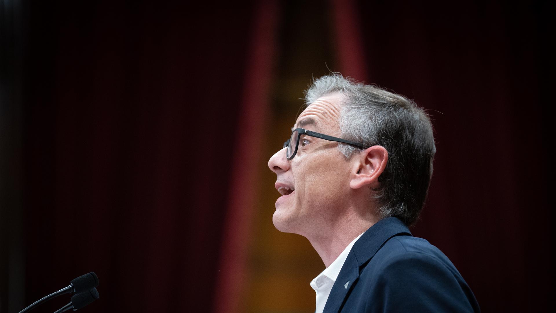 Josep Maria Jové (ERC), en el Debate de Política General en el Parlament