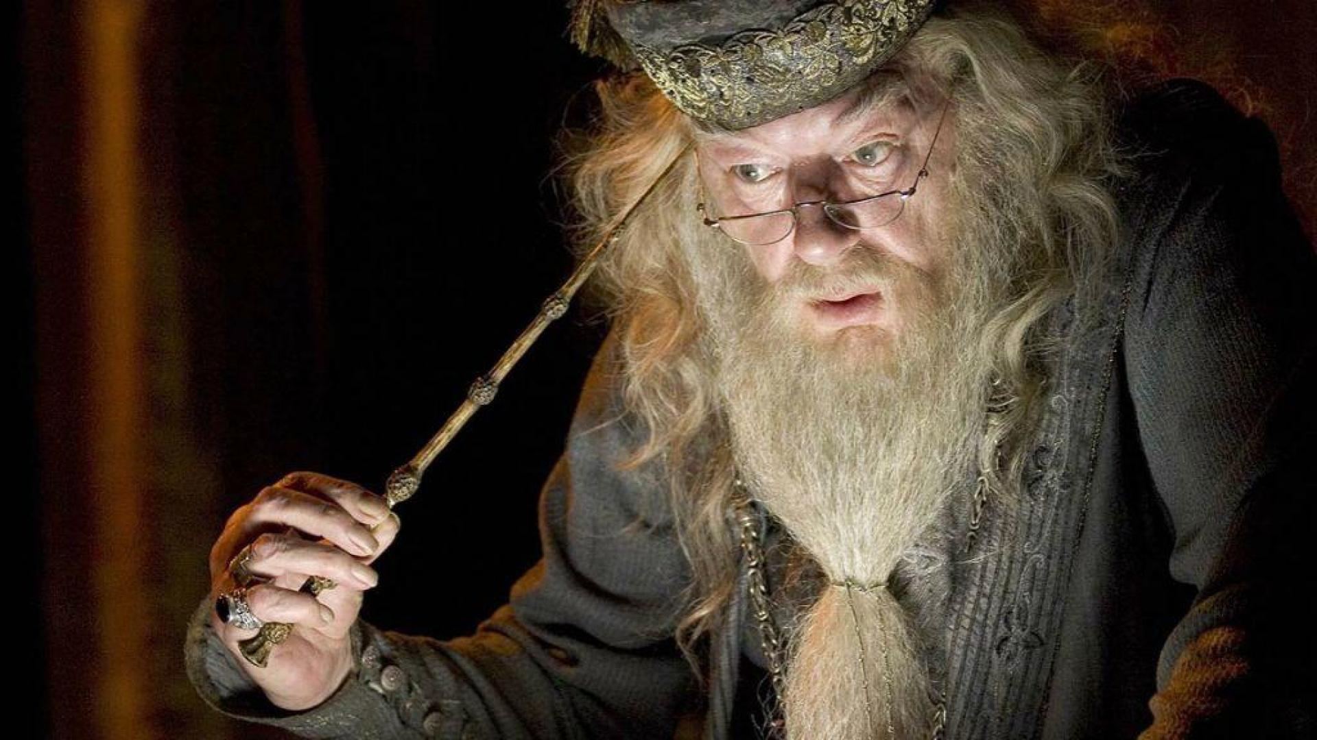 Imagen de Michael Gambon en una secuencia de la quinta película de Harry Potter