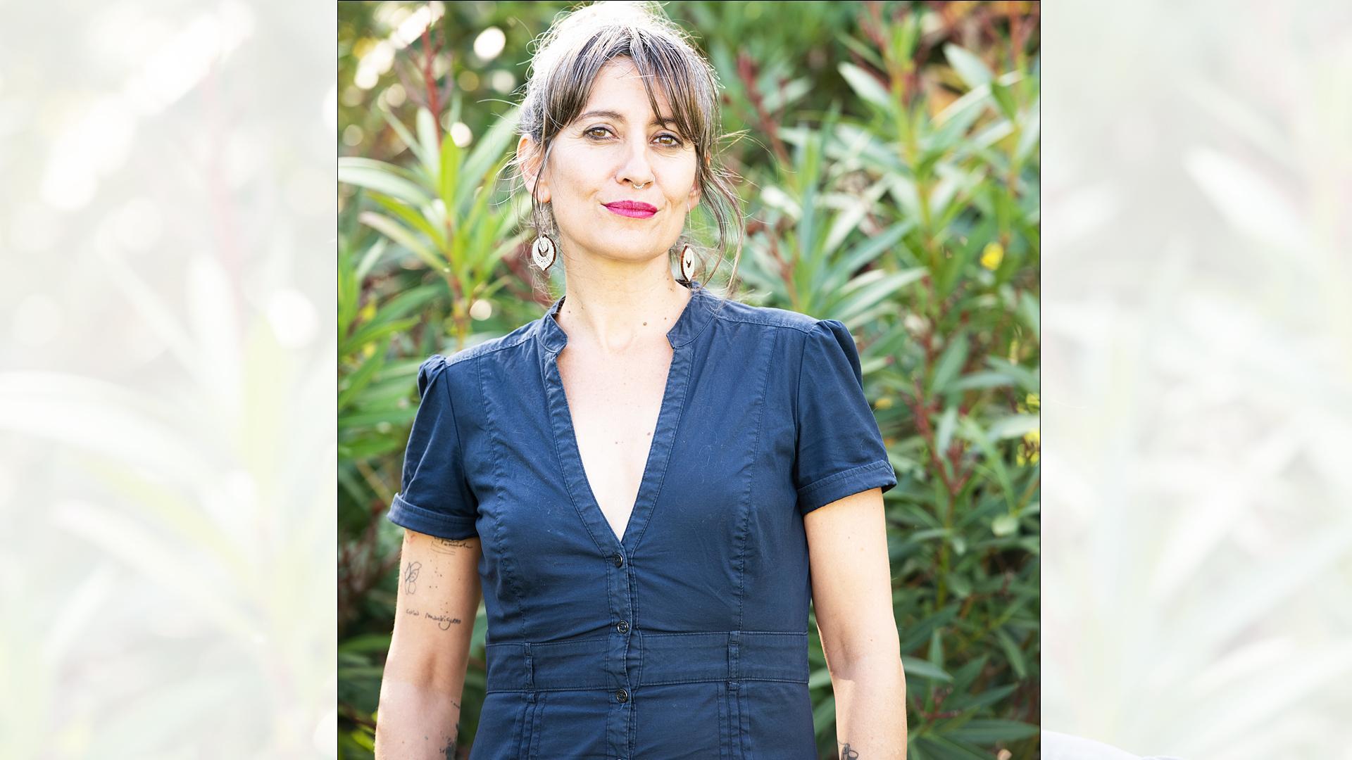 La pamplonesa Ventura Ruiz, retratada en el campus de la UPNA