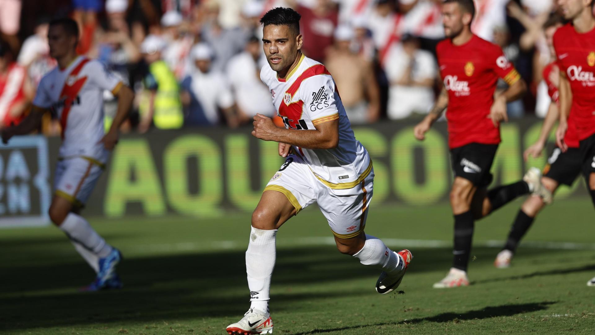 Radamel Falcao celebra el gol del empate para su equipo