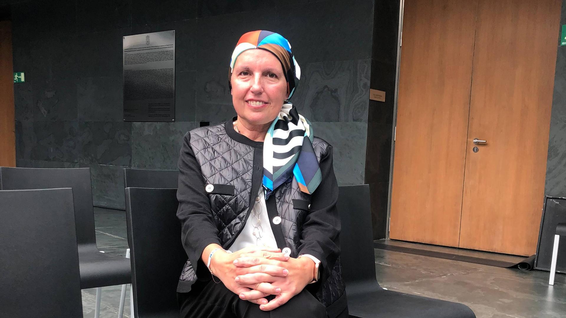 Inmaculada Escriche, vicepresidenta de la Asociación Española de Afectados por Cáncer de Pulmón (AEACaP)