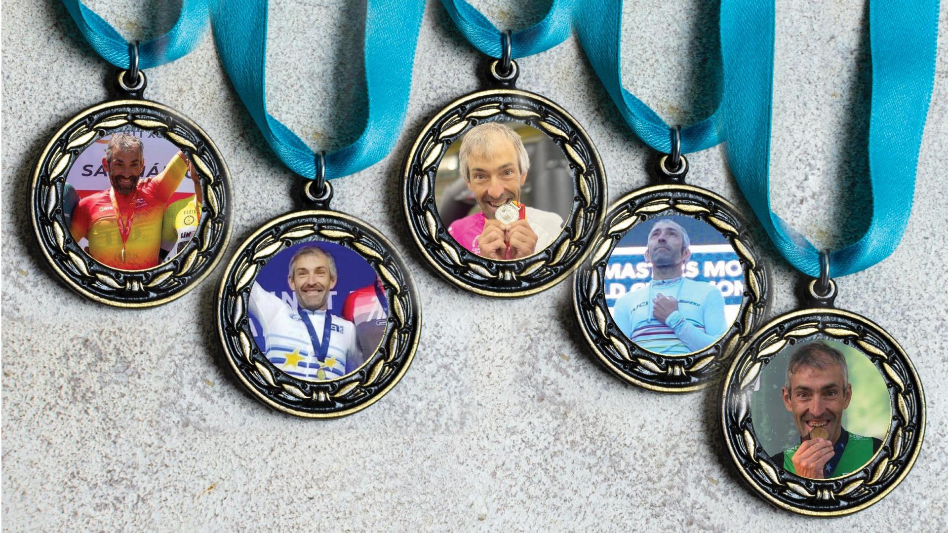 El biker navarro Patxi Cía ha conseguido ser campeón del Mundo, Europa, España, Navarra, plata y bronce