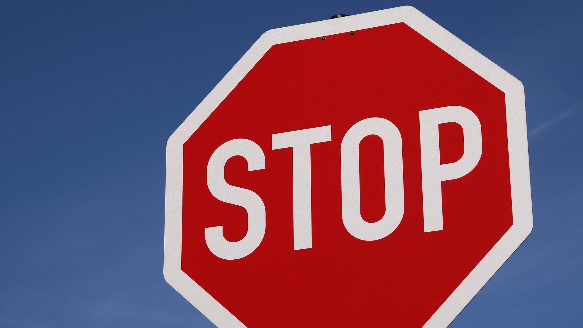 Una señal de STOP