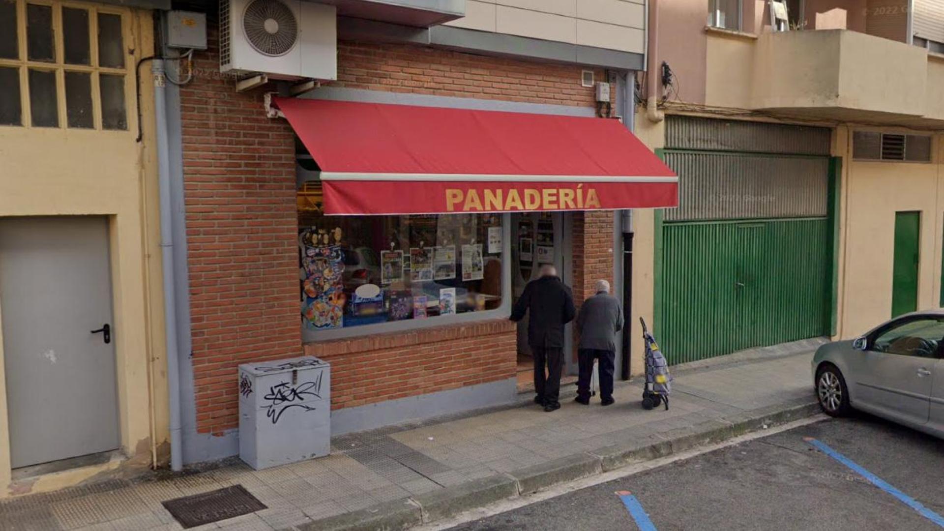 Imagen de la panadería asaltada
