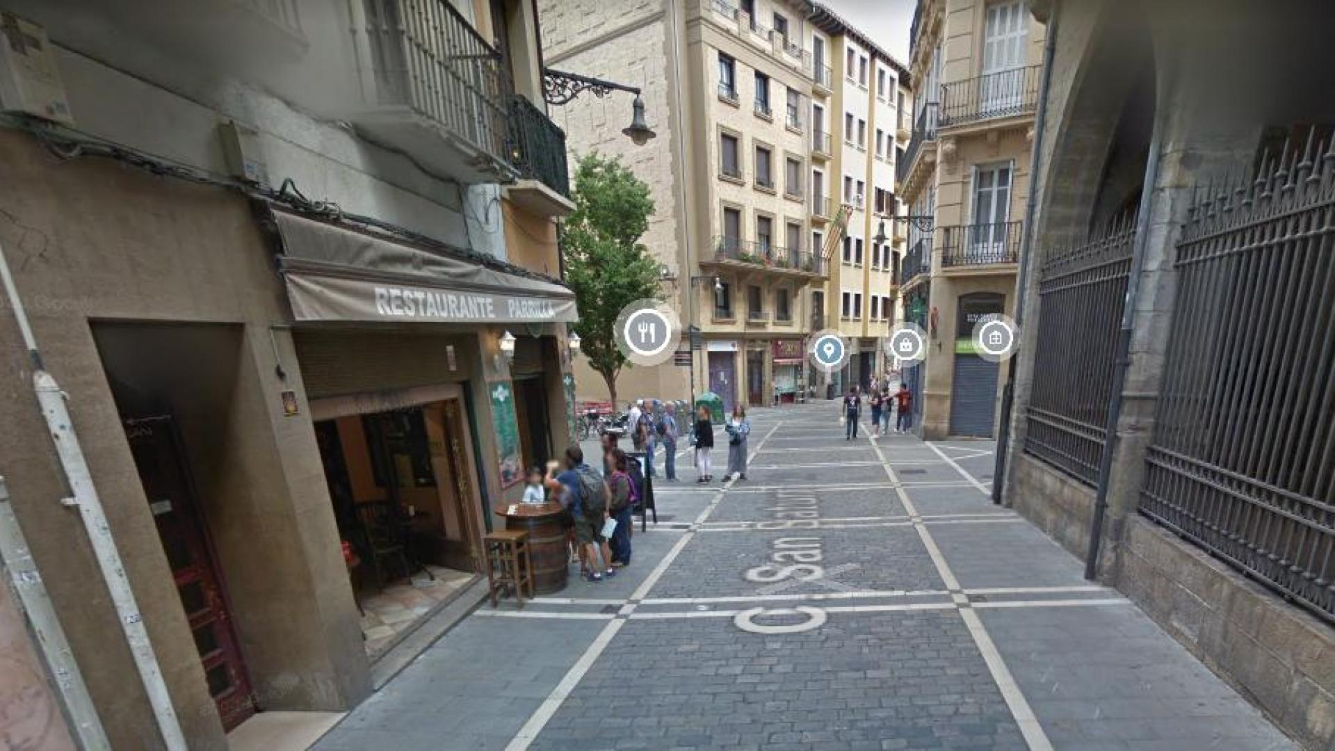 Vista de la calle San Saturnino