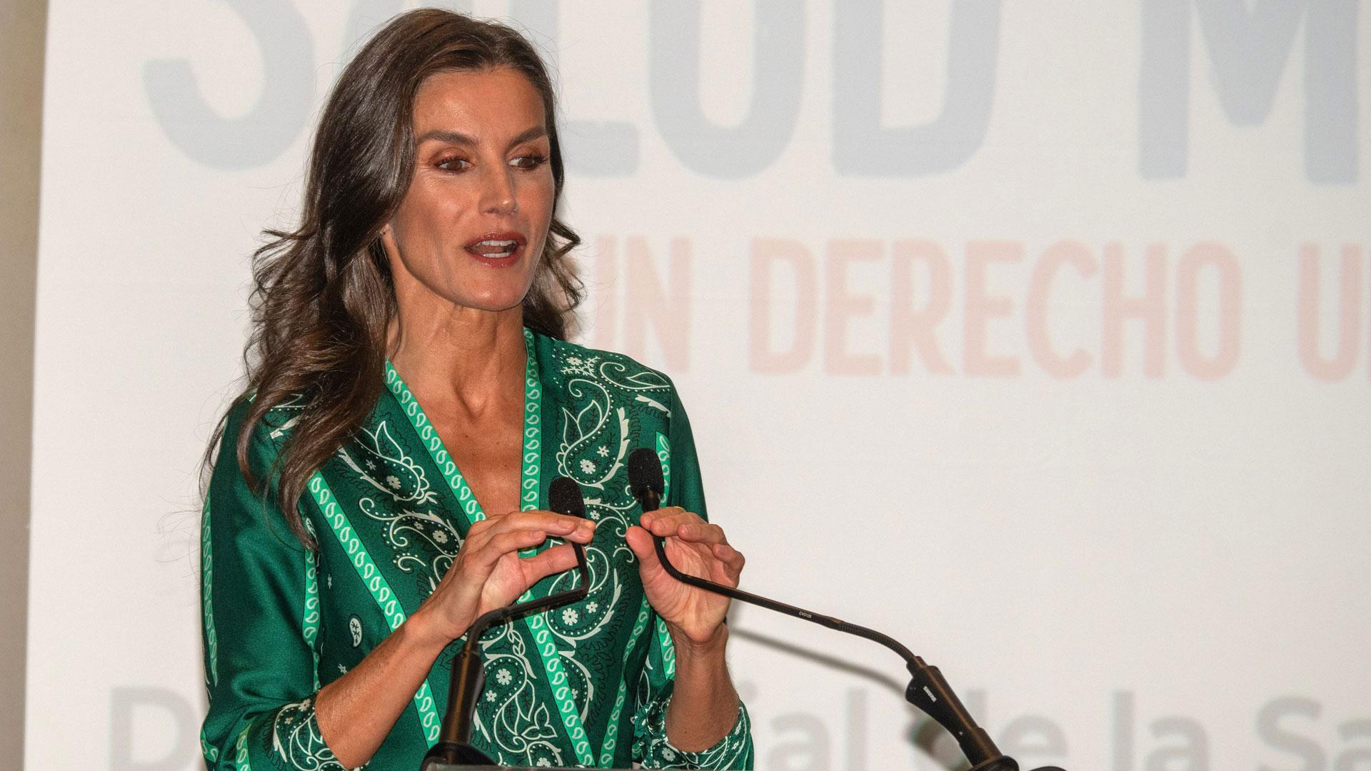 La reina Letizia preside el acto institucional del Día Mundial de la salud mental 2023