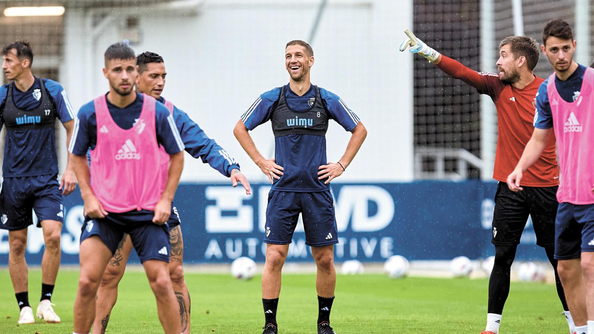 Darko, en uno de sus últimos entrenamientos con el grupo