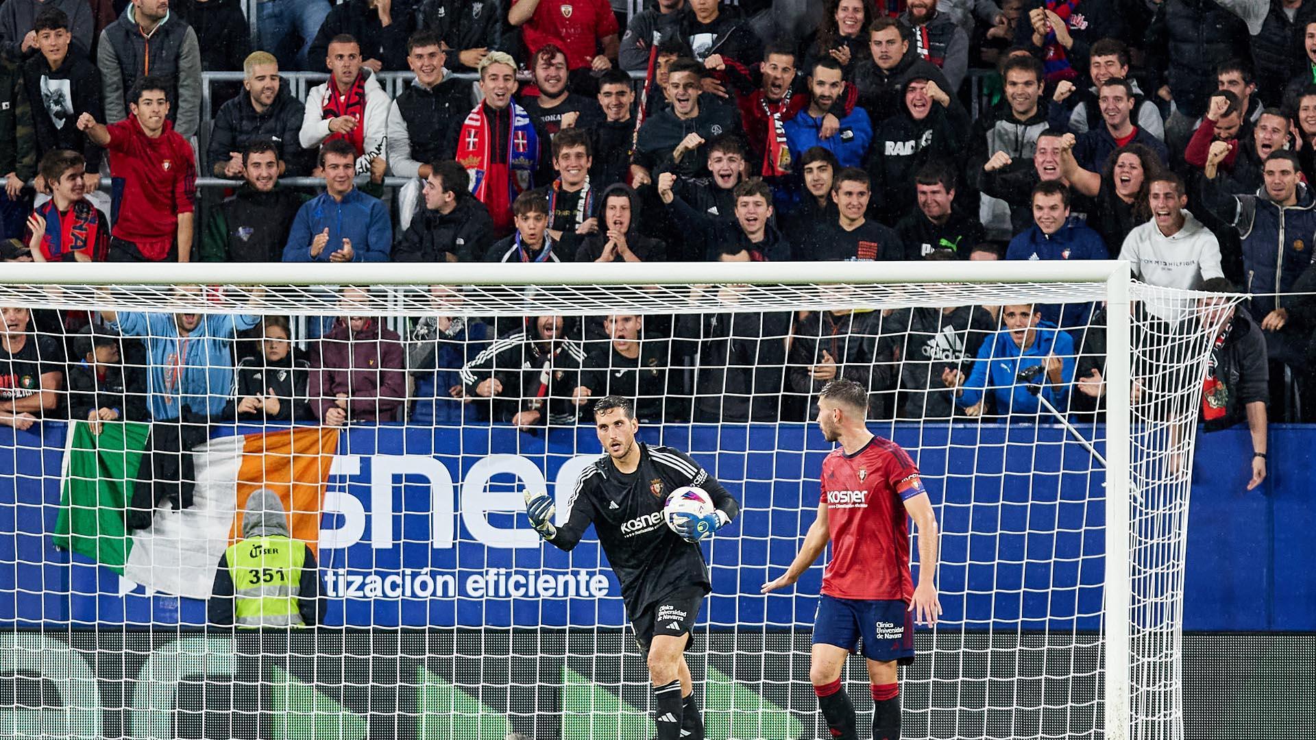 Sergio Herrera, clave en la primera parte contra el Granada