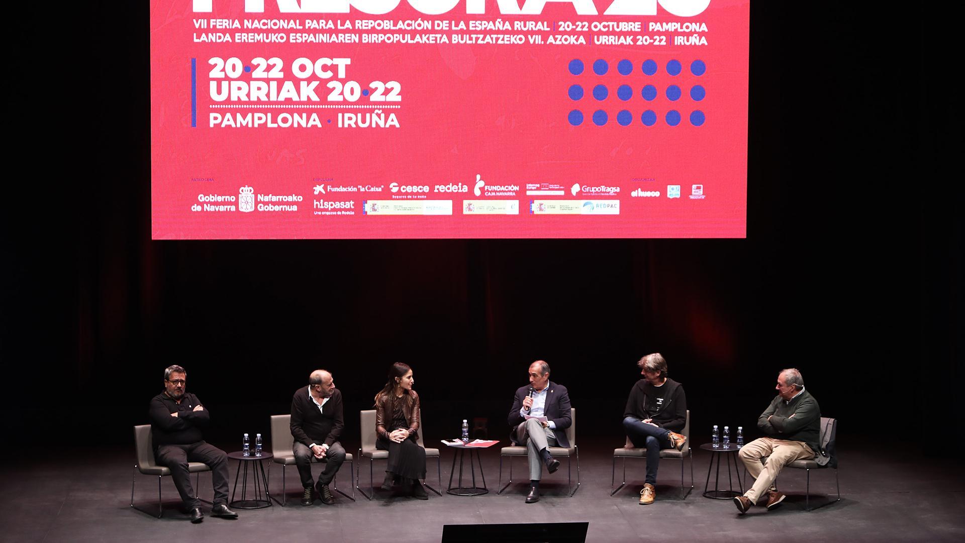 Coloquio en la clausura de la Feria Presura 2023 celebrada en Baluarte