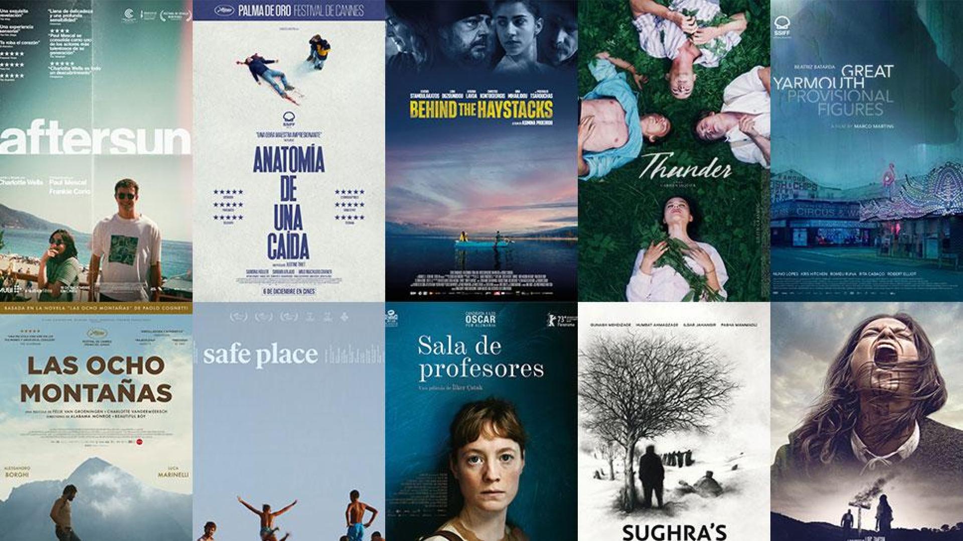 Carteles de las películas nominadas al Goya a la Mejor Película Europea
