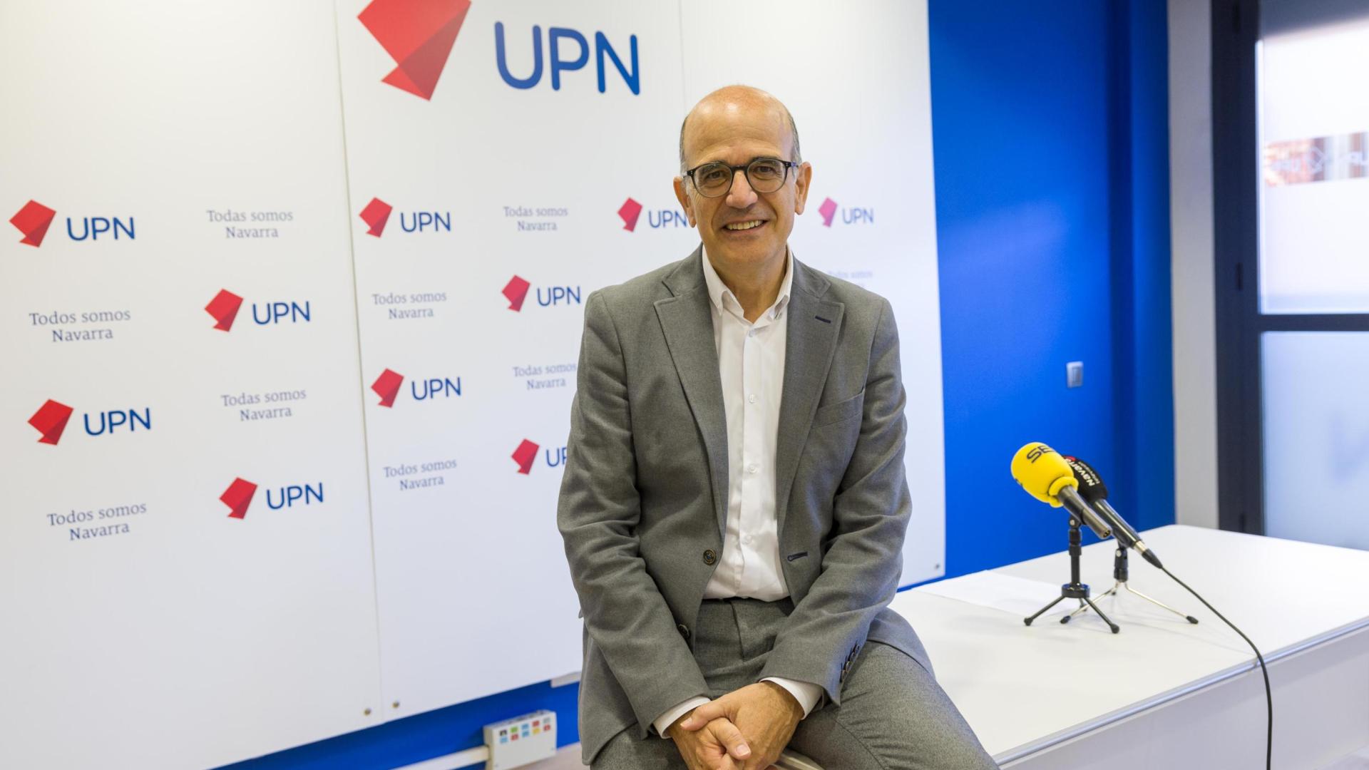 El diputado de UPN Alberto Catalán, este viernes en Tudela