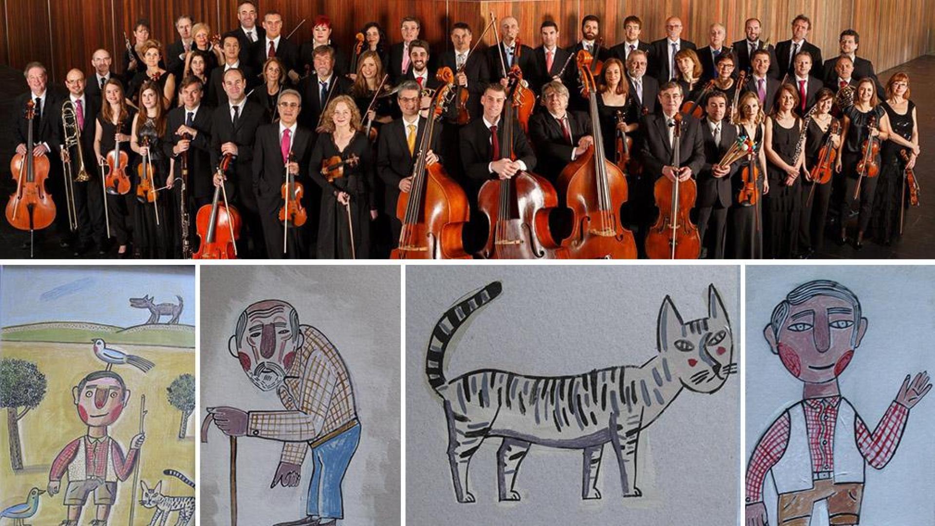 Cuento musical narrado 'Pedro y el lobo', hoy en Barañáin.