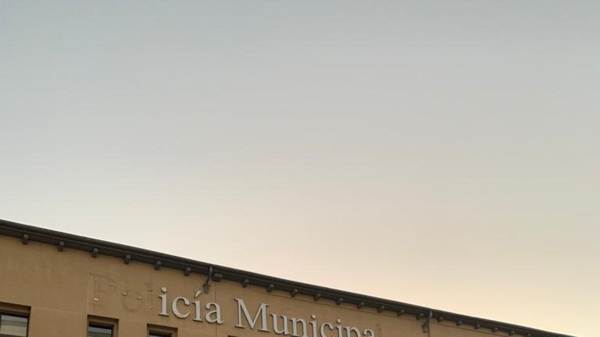 Aspecto del edificio de la Policía Municipal en la calle Monasterio de Irache, en una imagen reciente.