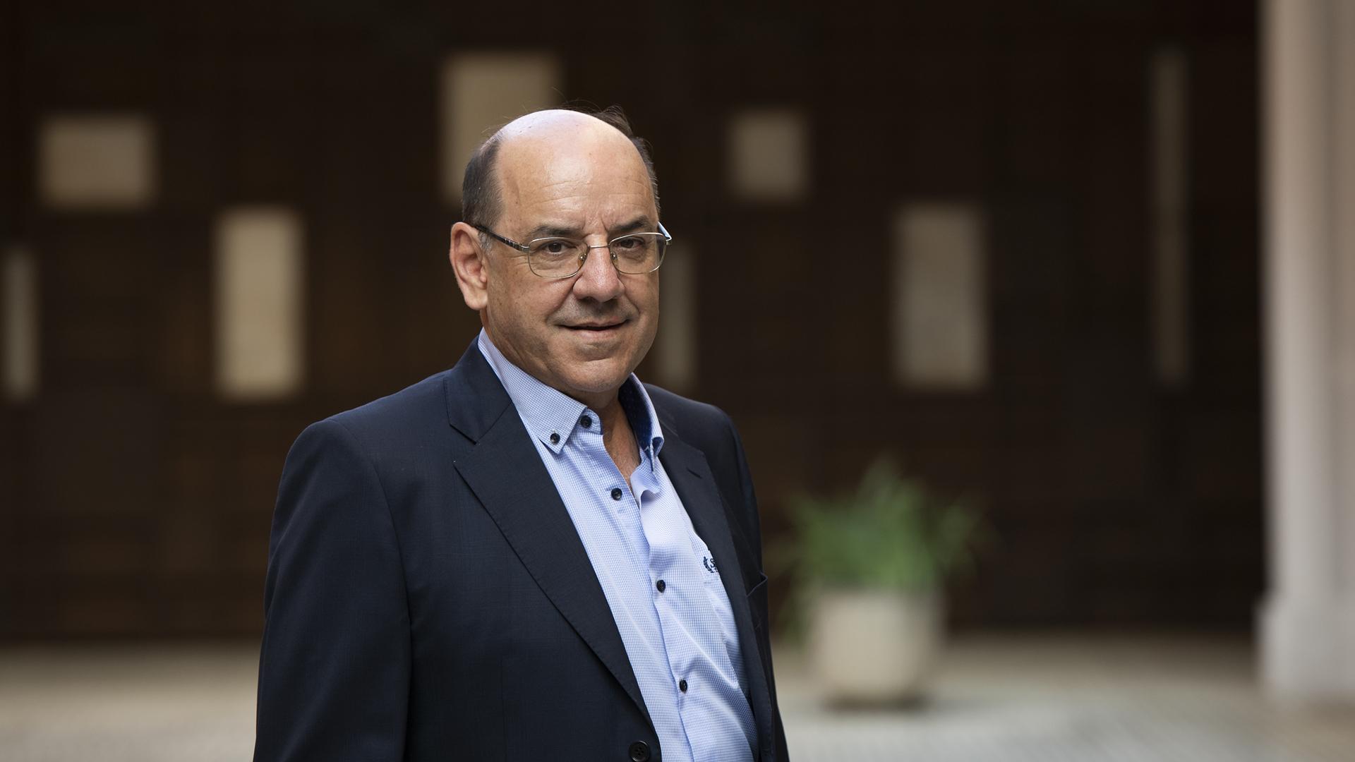 Florencio Roselló Avellanas durante su visita a Pamplona el pasado mes de septiembre