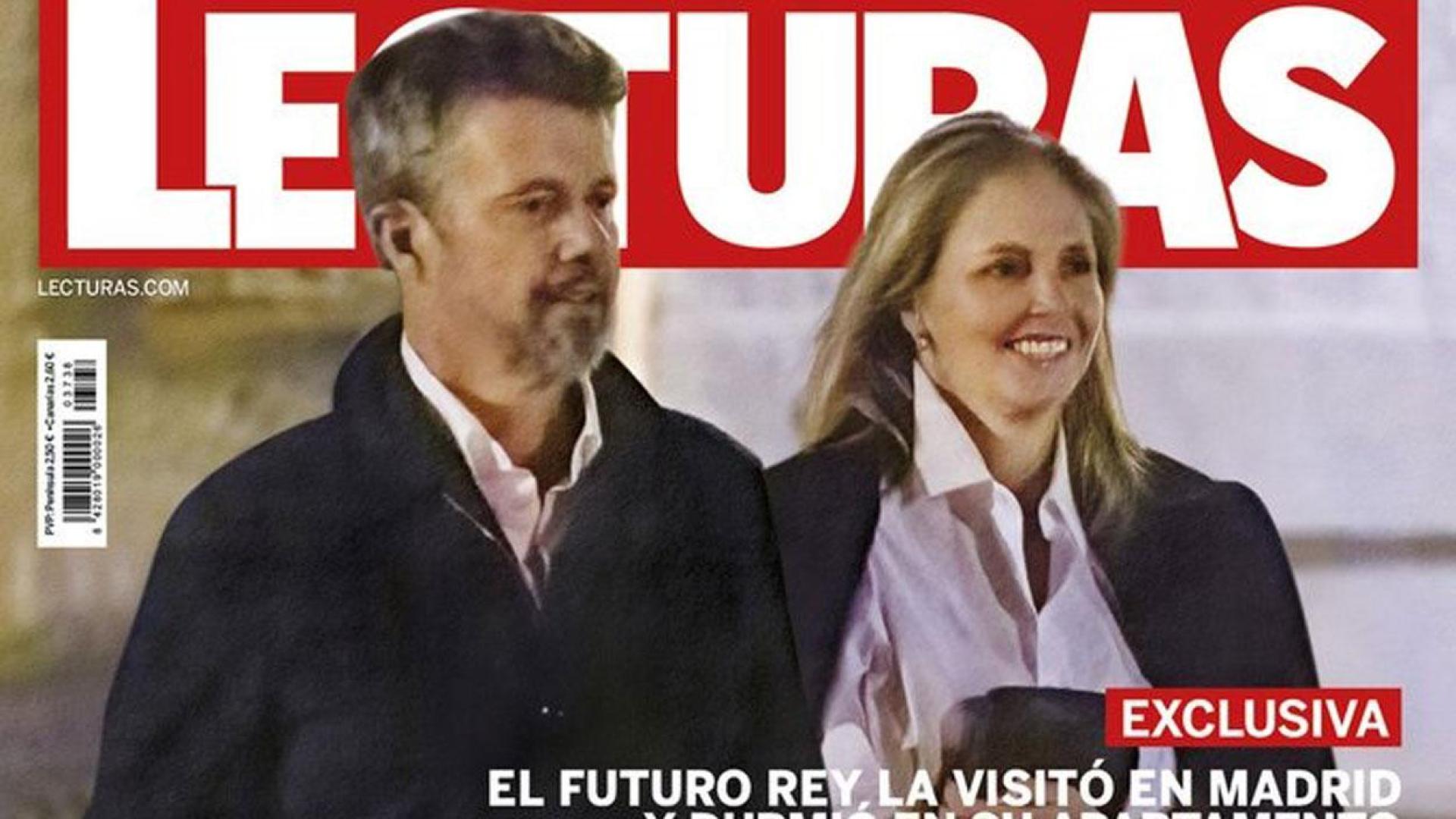 Federico de Dinamarca y Genoveva Casanova protagonizan la portada de la revista 'Lecturas'
