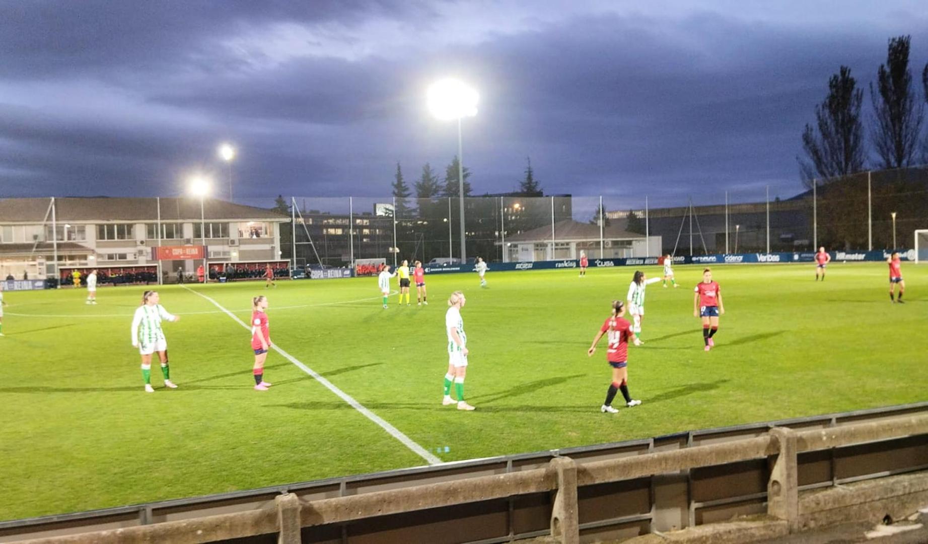 Las rojillas y las verdiblancas, en el choque de Copa de la Reina en Tajonar
