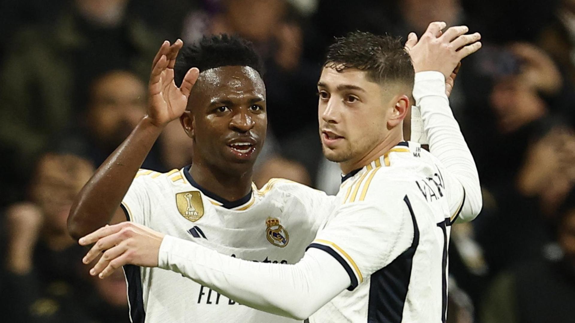 Vinícius Junior y Federico Valverde