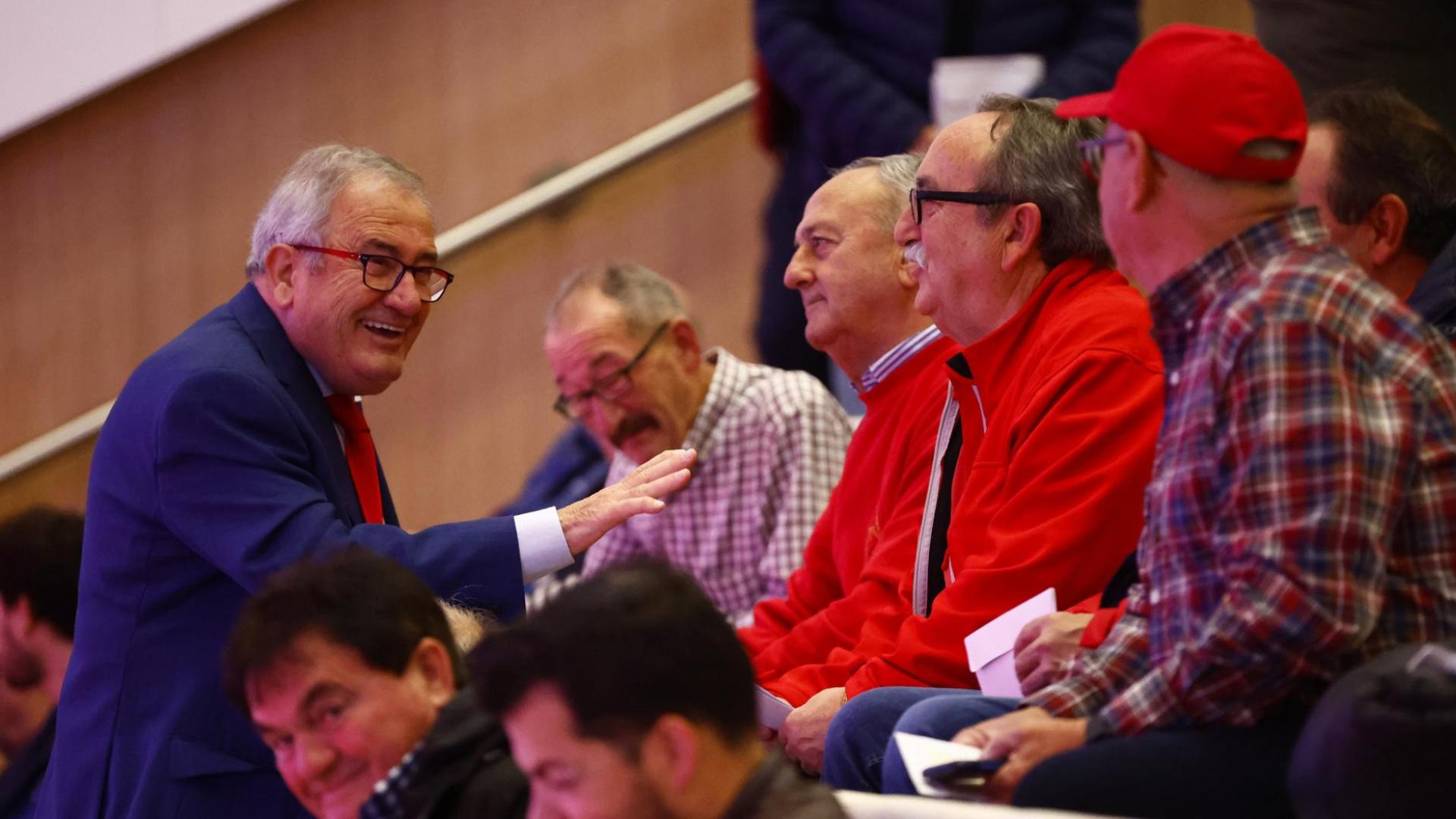 Luis Sabalza, en la asamblea de este sábado