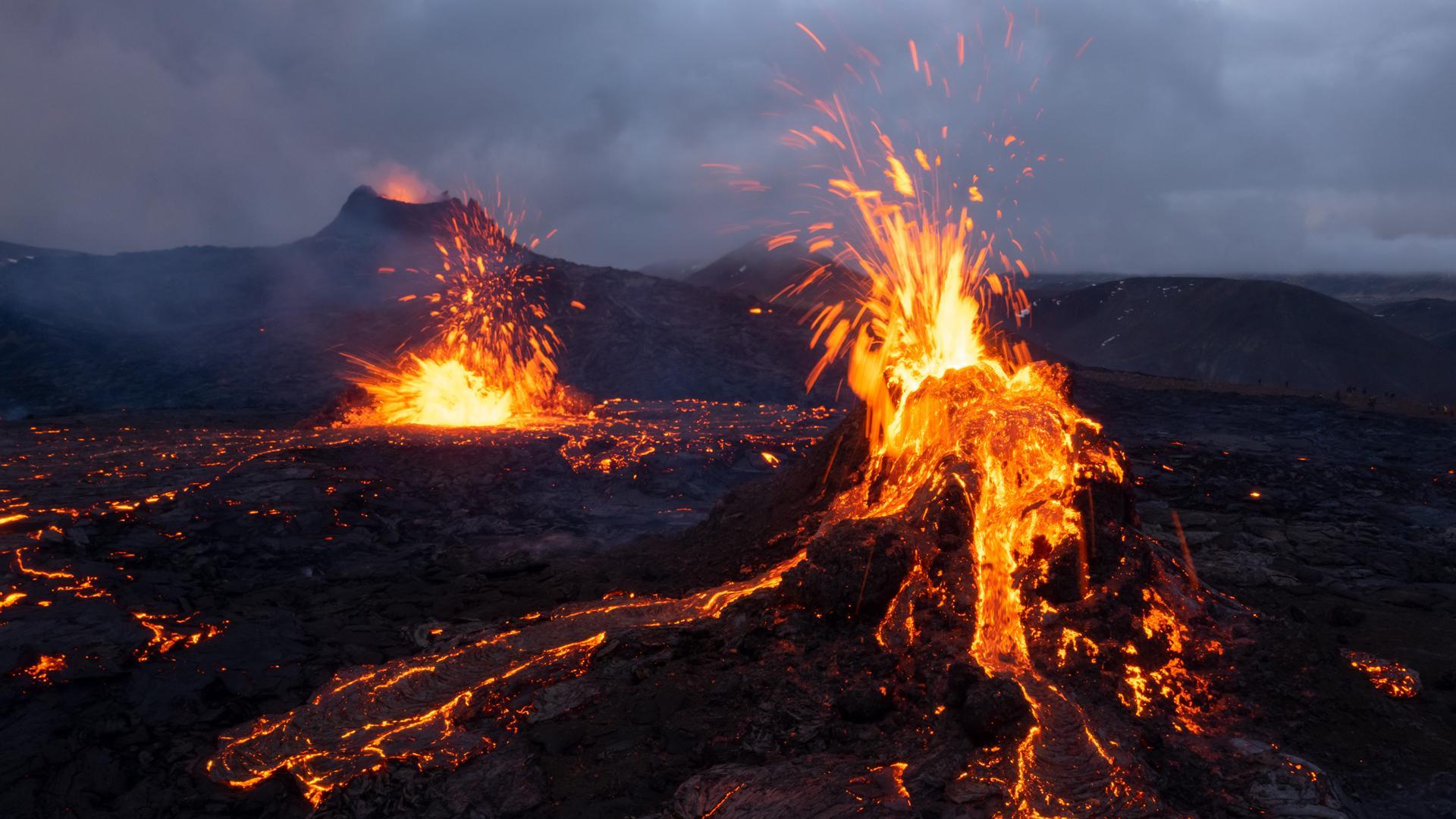Imagen de archivo del volcán Fagradalsfjall, en Islandia