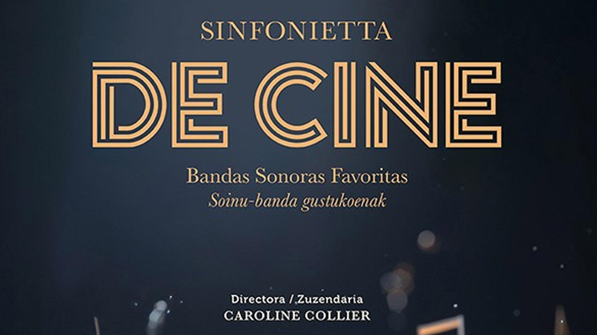 Cartel del concierto de la Sinfonietta de Pamplona
