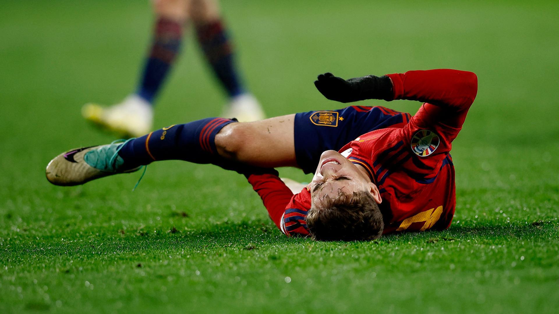 Gavi cae lesionado frente a Georgia