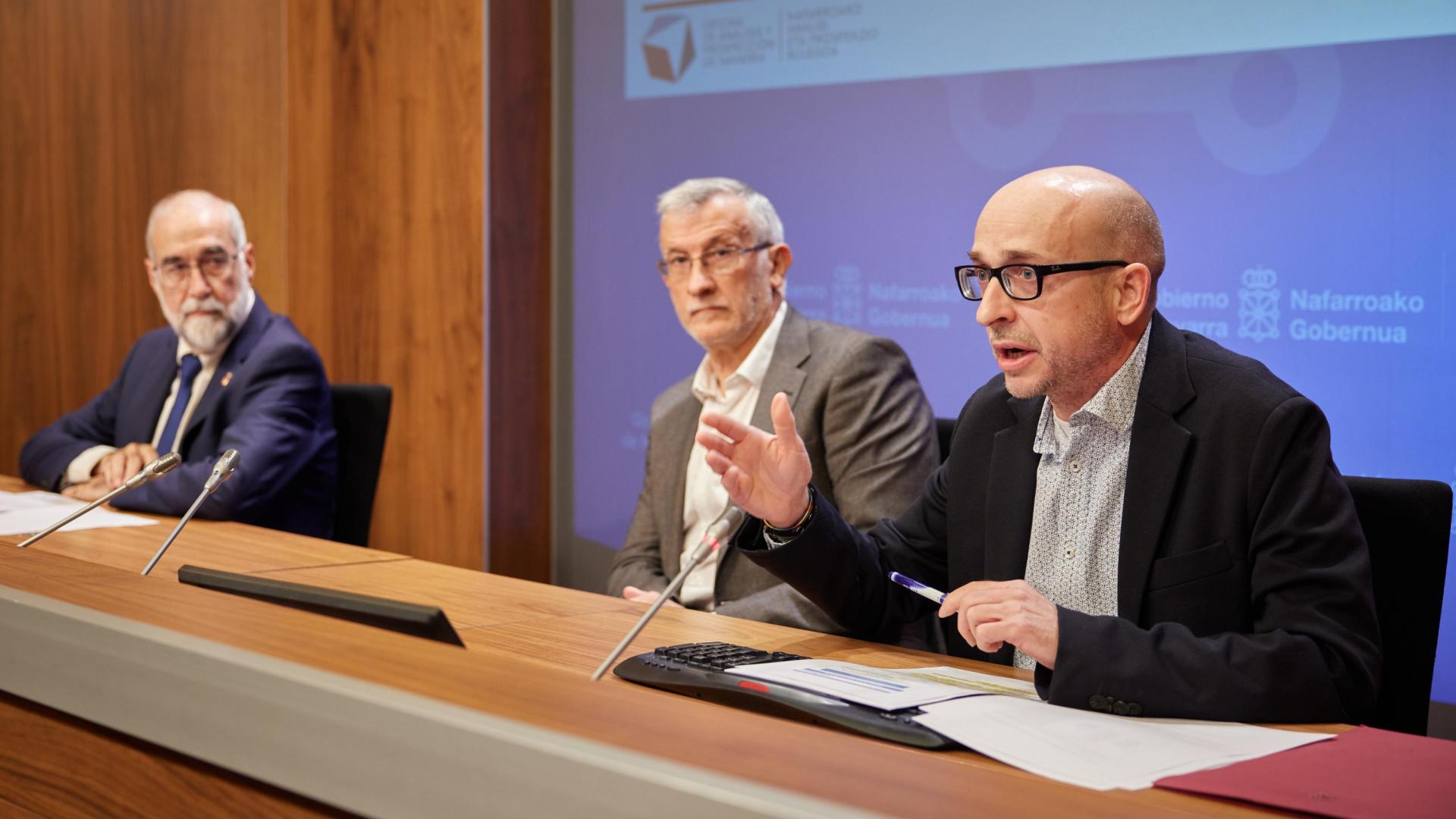 Fernando Domínguez, Félix Taberna y Txerra García de Eulate.