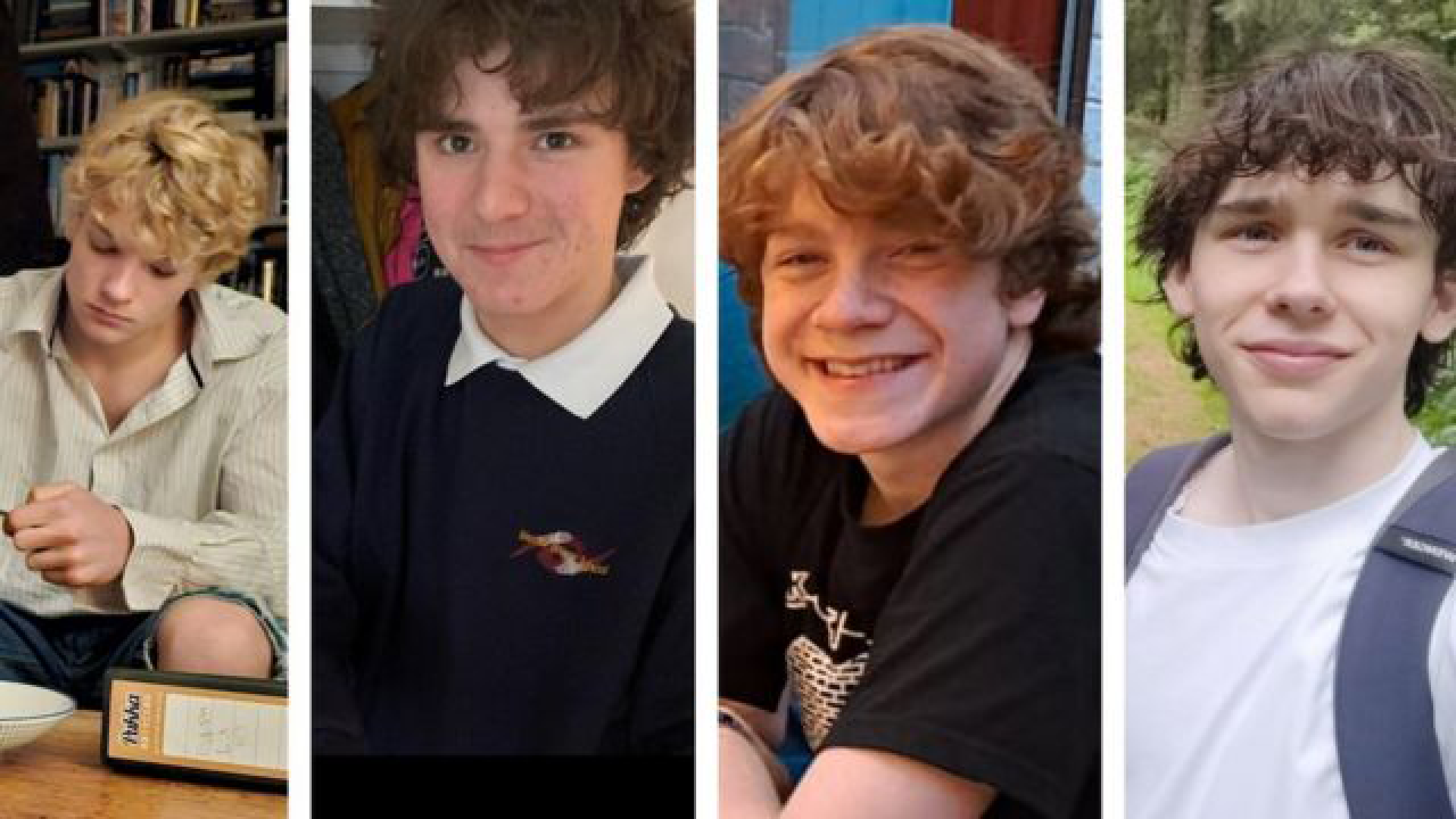 Jevon Hirst, Harvey Owen, Wilf Henderson y Hugo Morris