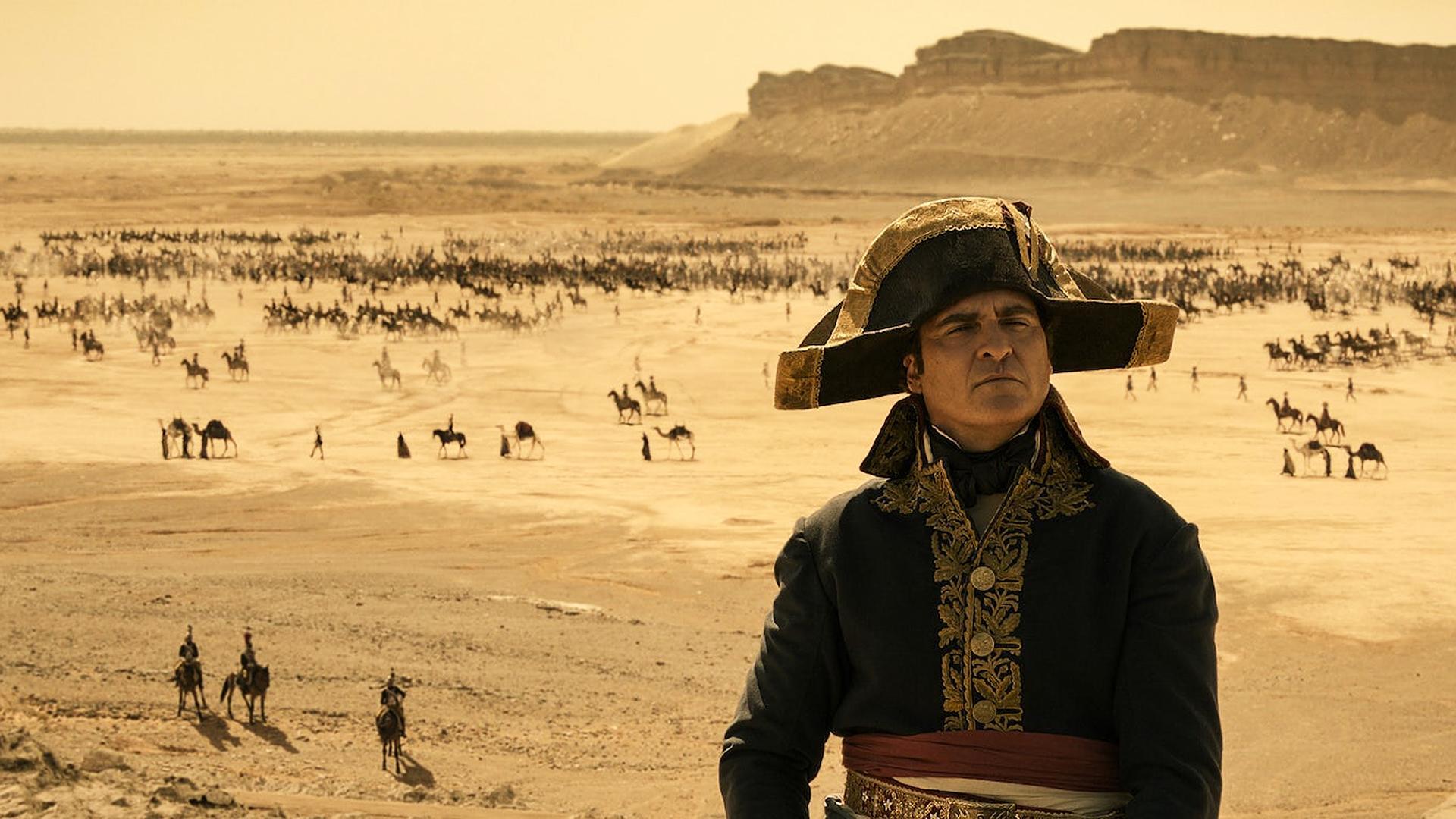 Joaquin Phoenix interpreta a Napoleón.