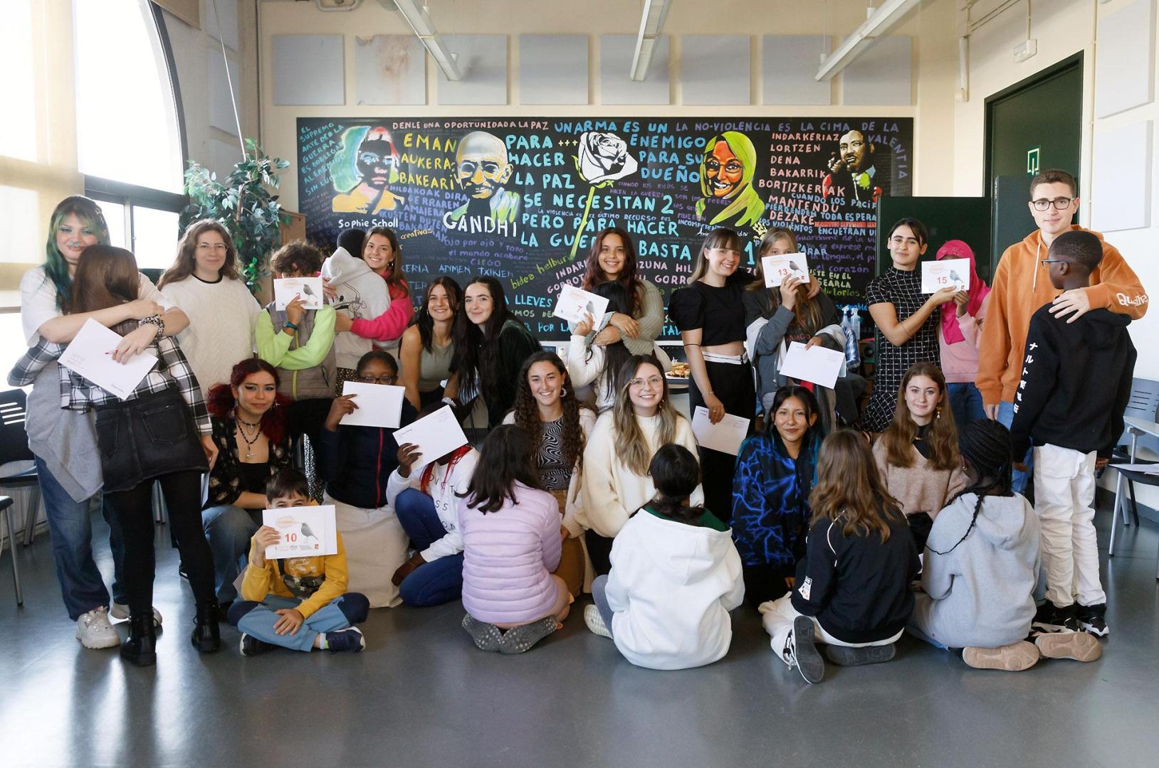 Integrantes del Proyecto Ruiseñor, de la UPNA, que han logrado el Galardón a la Participación Social