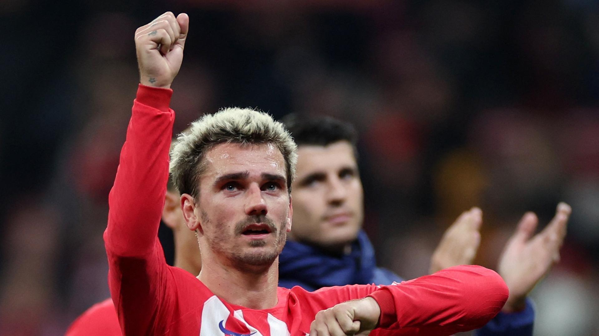 Griezmann durante el encuentro frente al Real Mallorca
