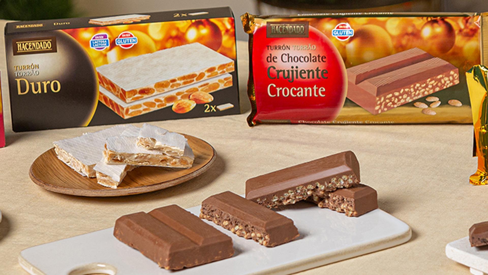 Dos de los turrones vendidos en Mercadona