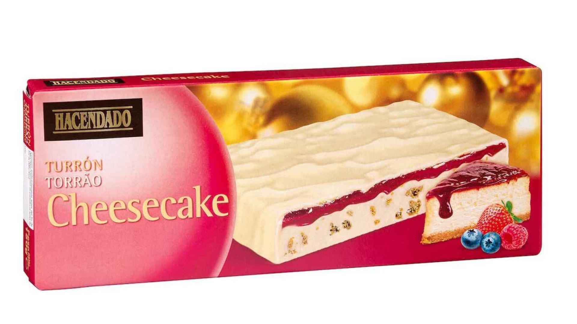 Turrón cheesecake de Mercadona