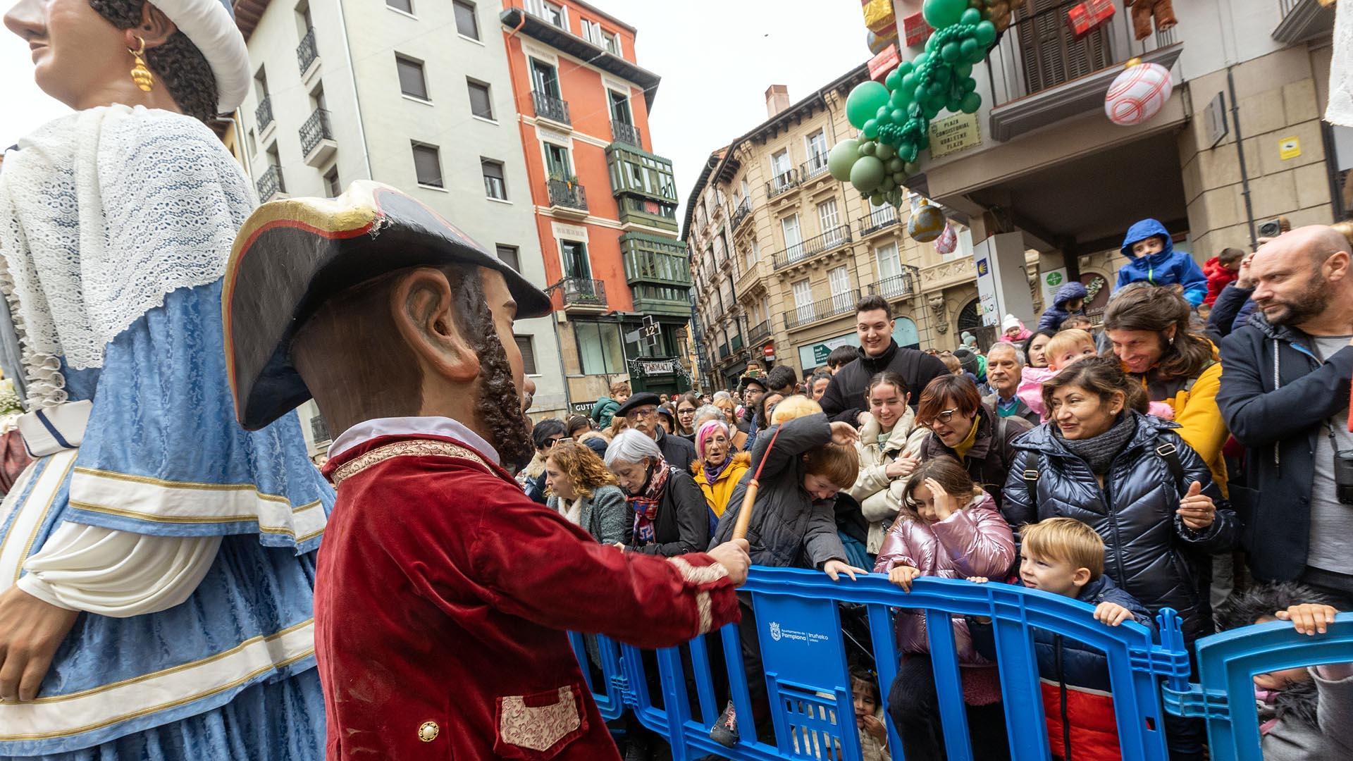 Celebraciones el día de San Saturnino en Pamplona./