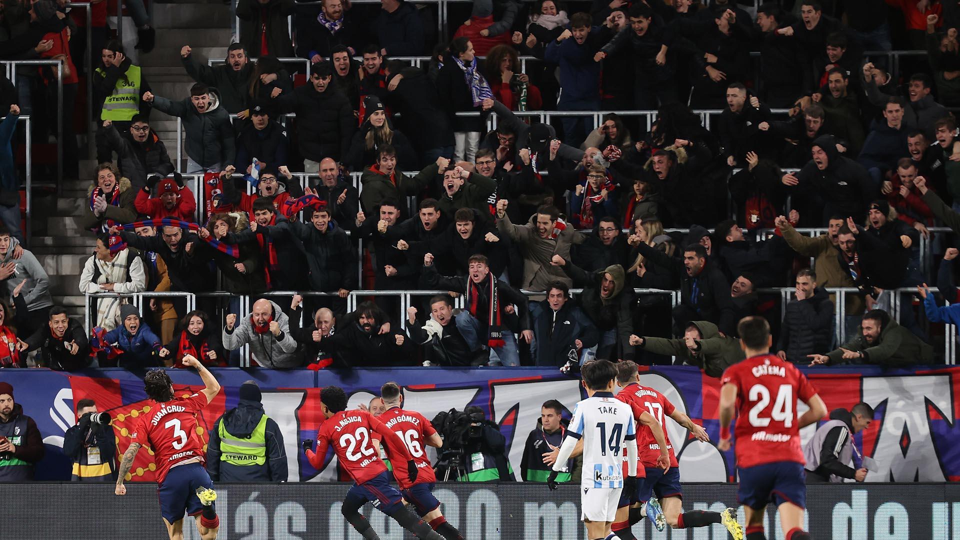 Fotos del Osasuna 1-1 Real Sociedad de la jornada 15./