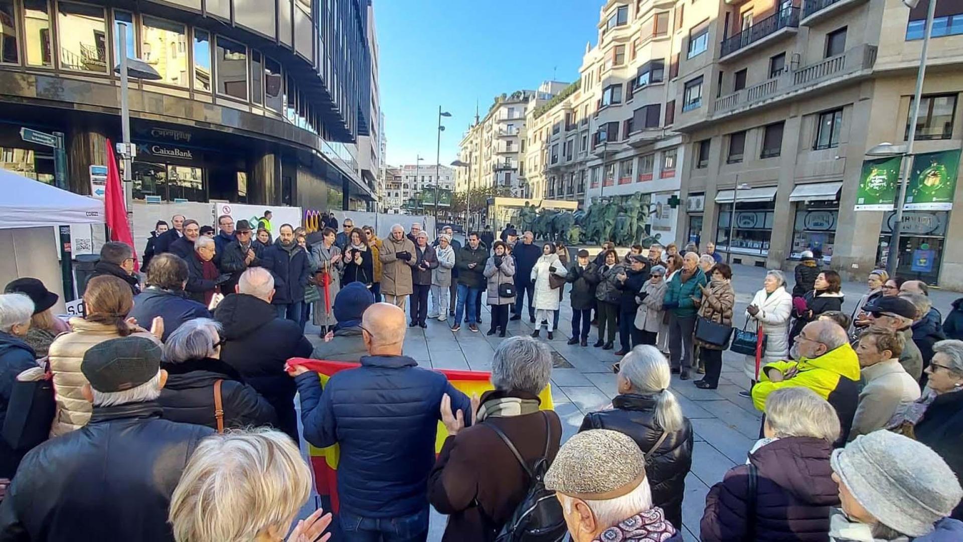 Sociedad Civil Navarra ha celebrado un acto este martes en el centro de Pamplona