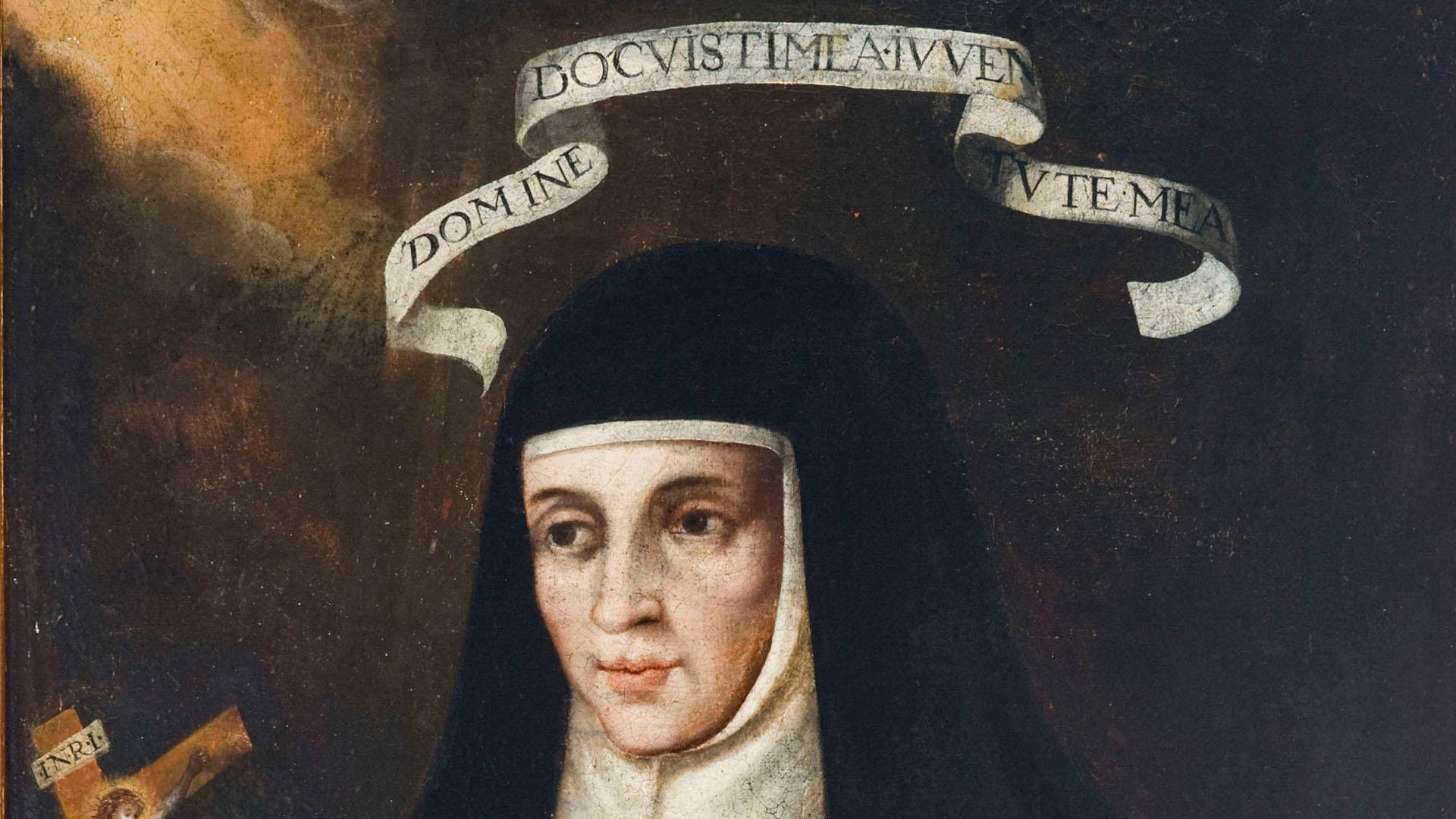 Retrato de la madre Catalina de Cristo en las Carmelitas de San José de Pamplona, comienzos del siglo XVII