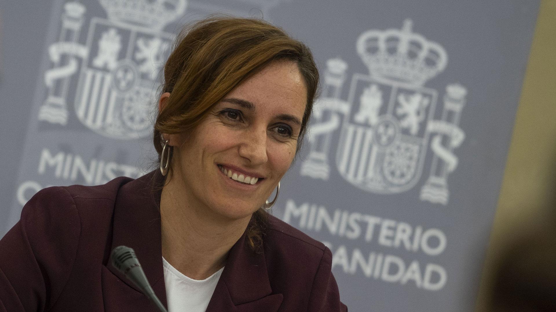 La ministra de Sanidad, Mónica García, durante el pleno extraordinario del Consejo Interterritorial del Sistema Nacional de Salud