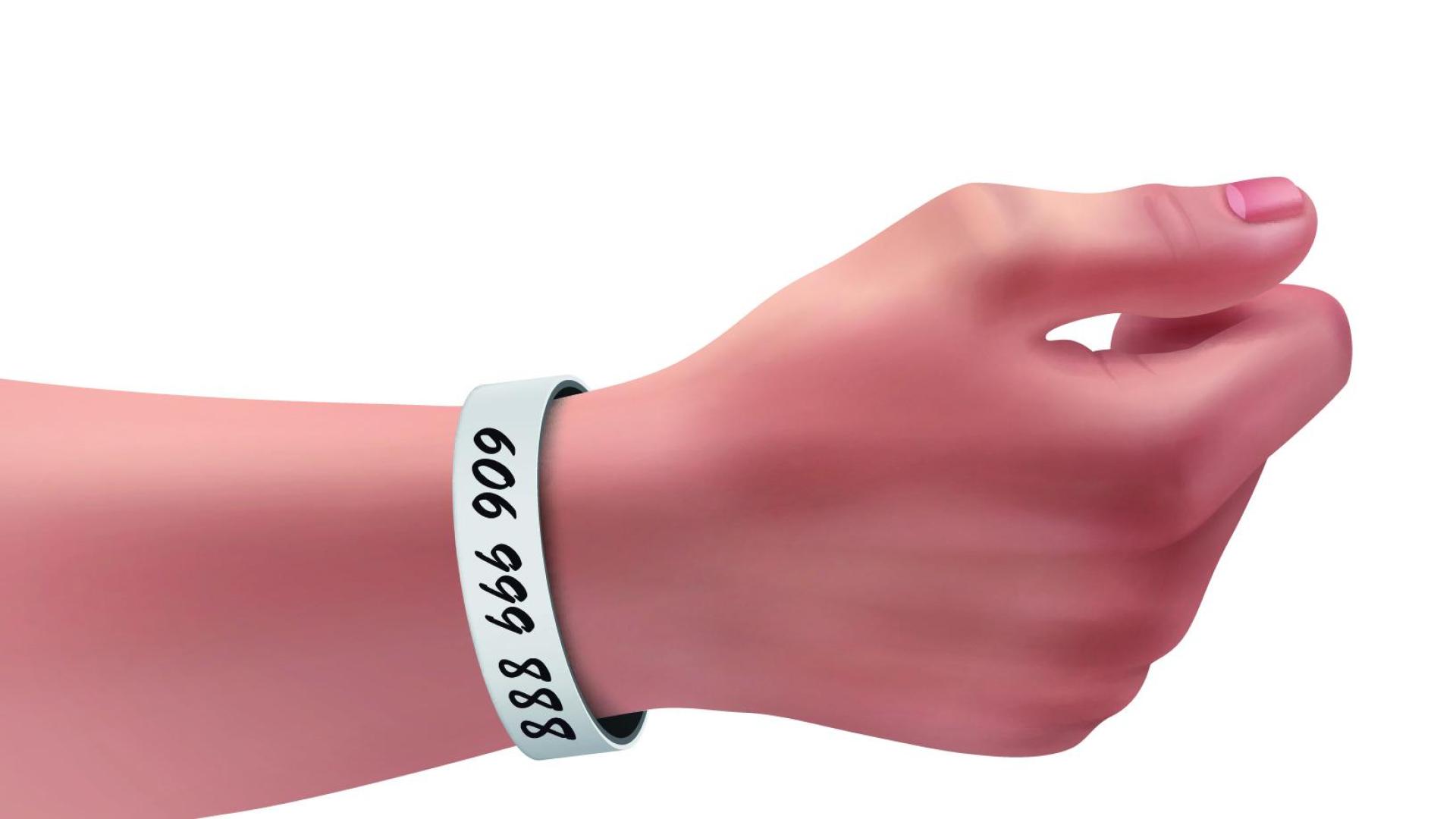 Pulsera de identificación