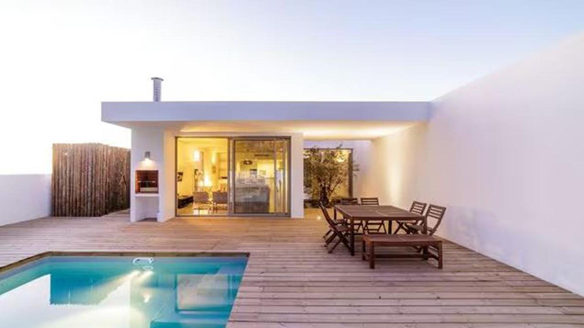 Casa prefabricada de hormigón con porche