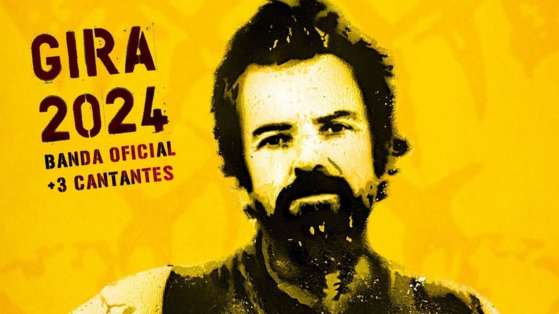 Imagen del cartel anunciador de la gira