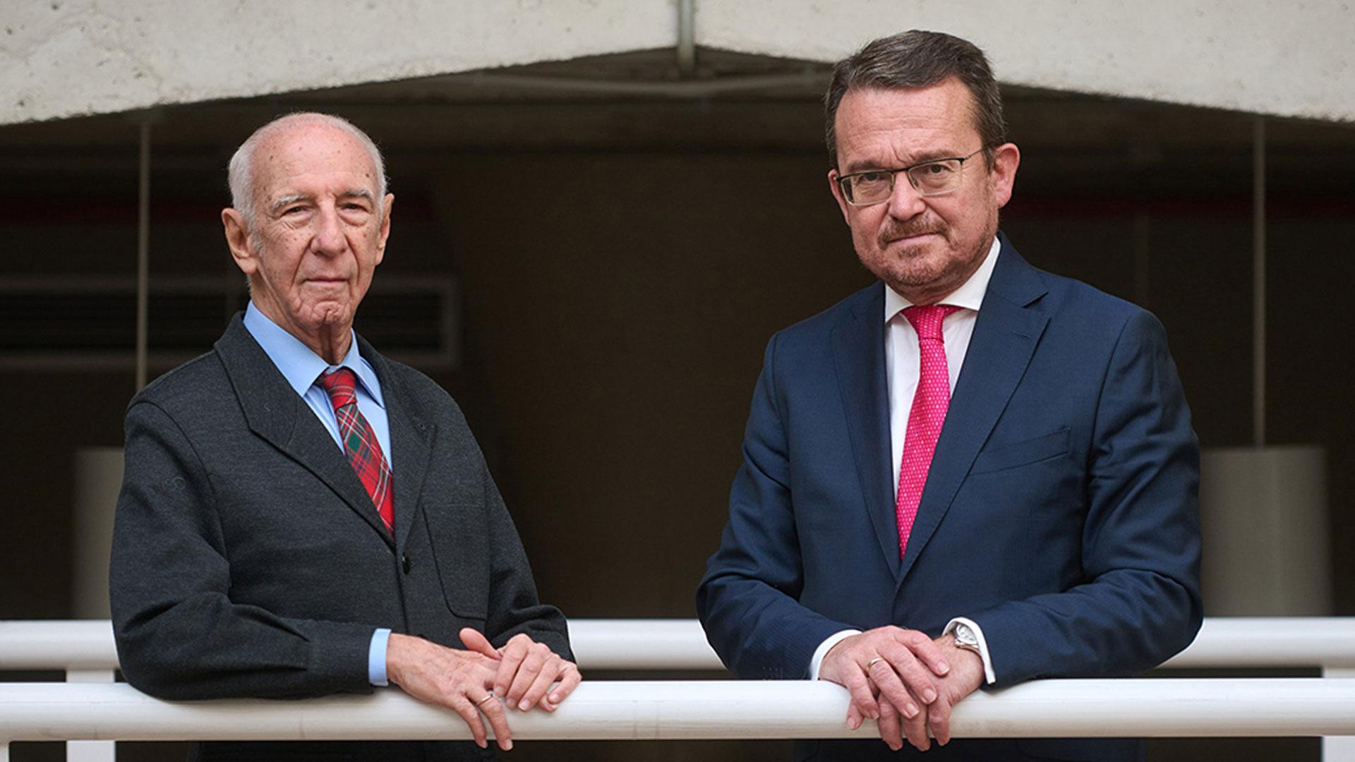 Joaquín Mencos y Alejandro Torres, vicepresidente y secretario, respectivamente, de la Fundación Jaime Brunet