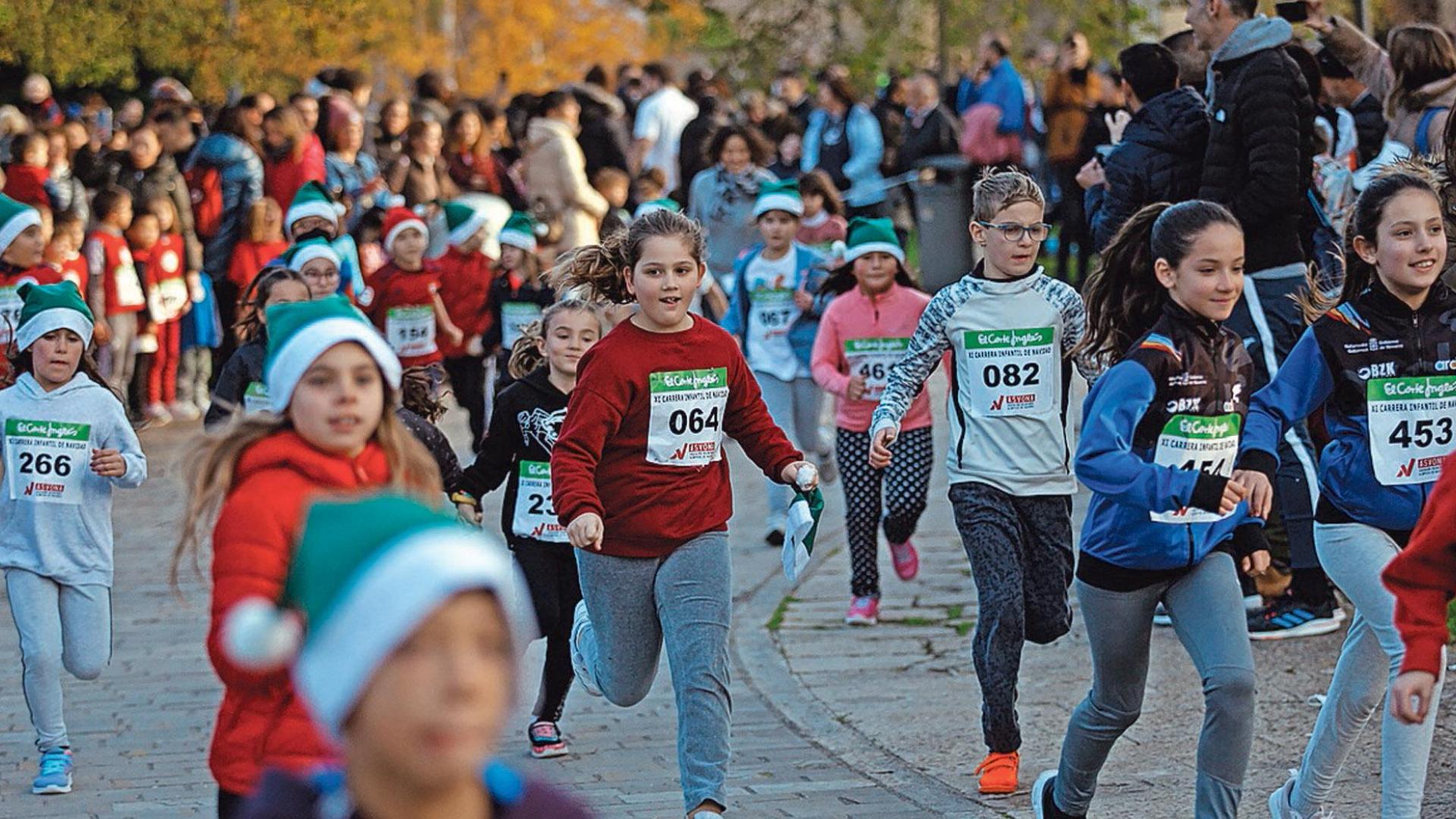 La Carrera Infantil de la Navidad contó el pasado año con un total de 595 corredores inscritos