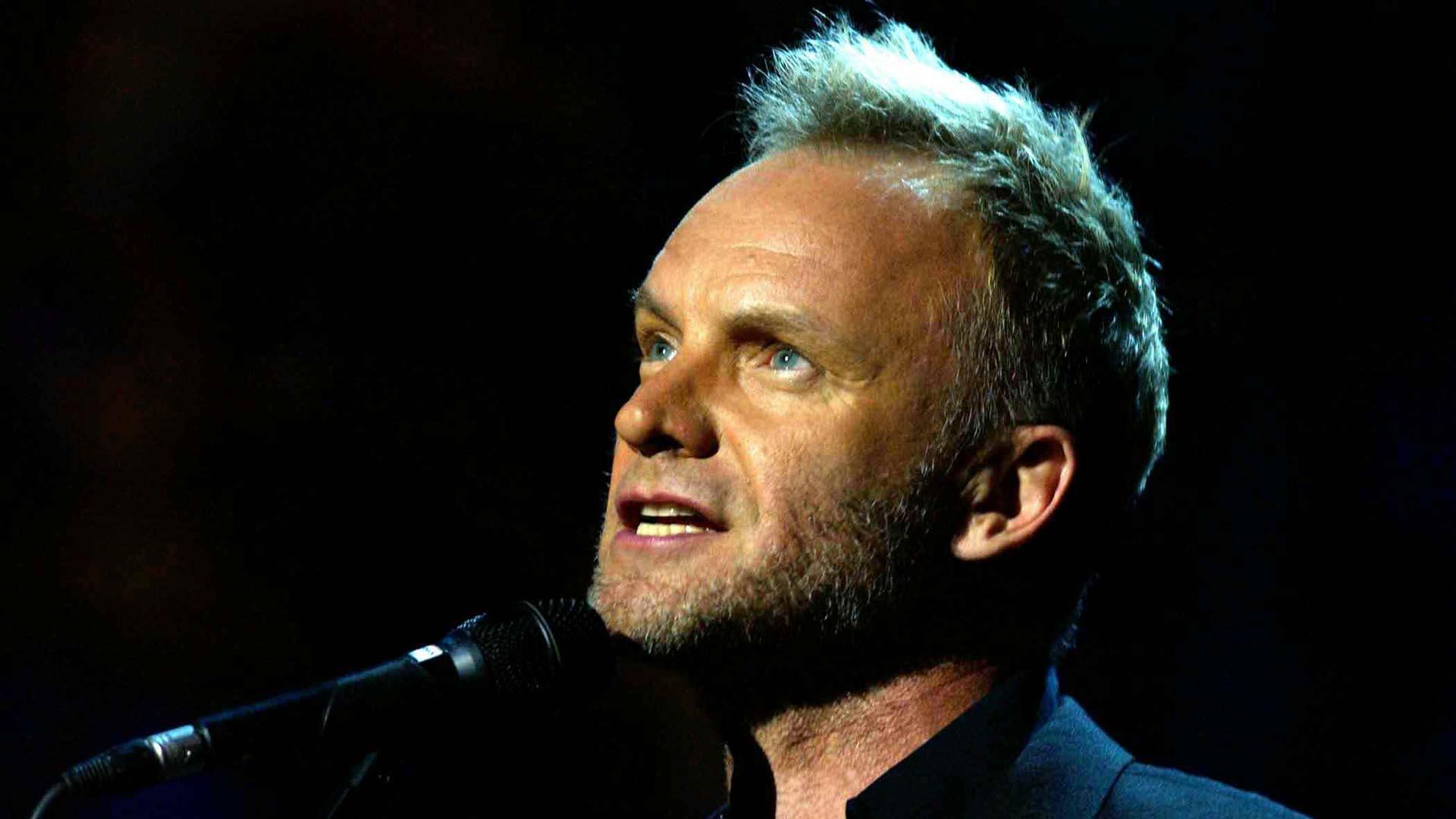 Sting, en el Royal Albert Hall de Londres en 2003