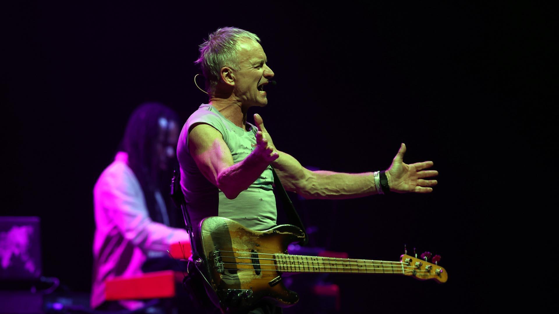 Concierto de Sting en el Navarra Arena.