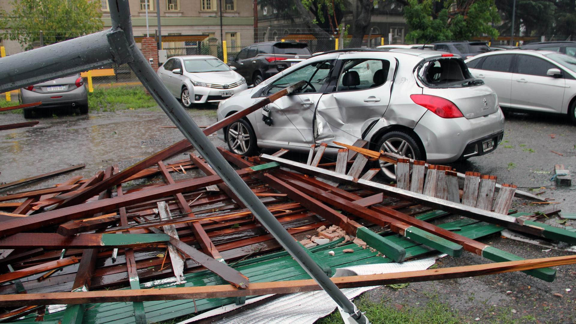 Daños ocasionados por la tormenta