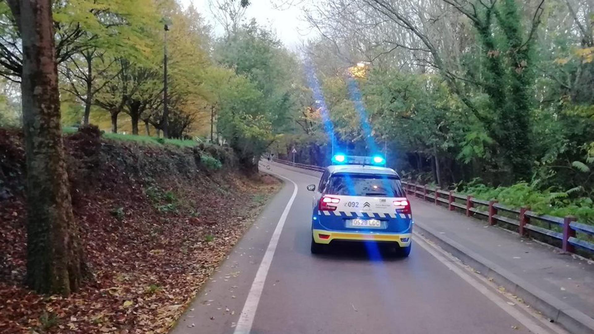 Imagen de un vehículo de la Policía Municipal de Pamplona